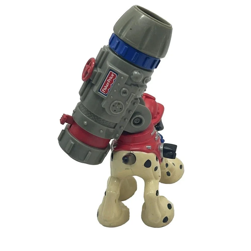 Fisher Price Rescue Heroes Smokey Dalmatian Dog with Water Cannon 2001